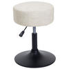 HOCKER Cremeweiß - Weiß, Textil (37/57/37cm) - MCW