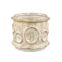 TOPF Gregorie Beige 19/19/17cm - Beige, Keramik (17cm) - PTMD Collection