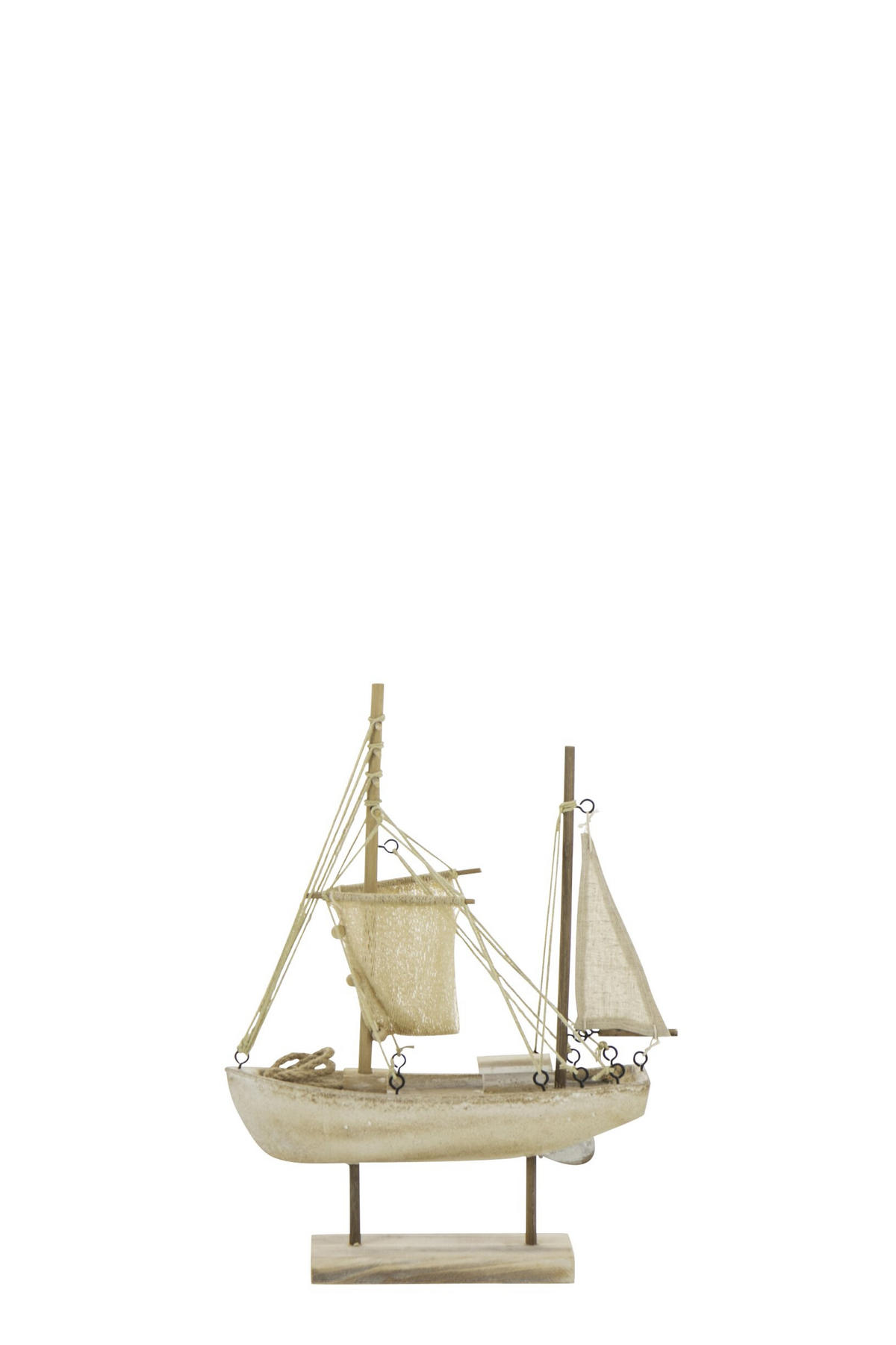 DEKOOBJEKT BOOT - Naturfarben, Holz (8/41/28.5cm) - J-Line