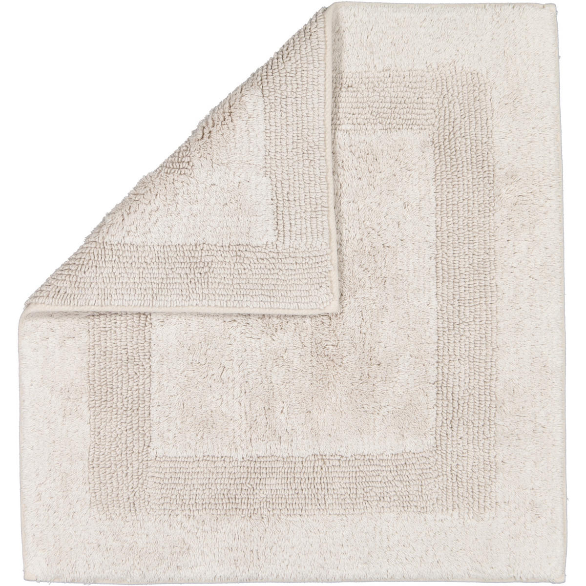 BADTEPPICH LUXUS 1000 TRAVERTIN - 366 - Beige, Textil (60/60cm) - Cawoe