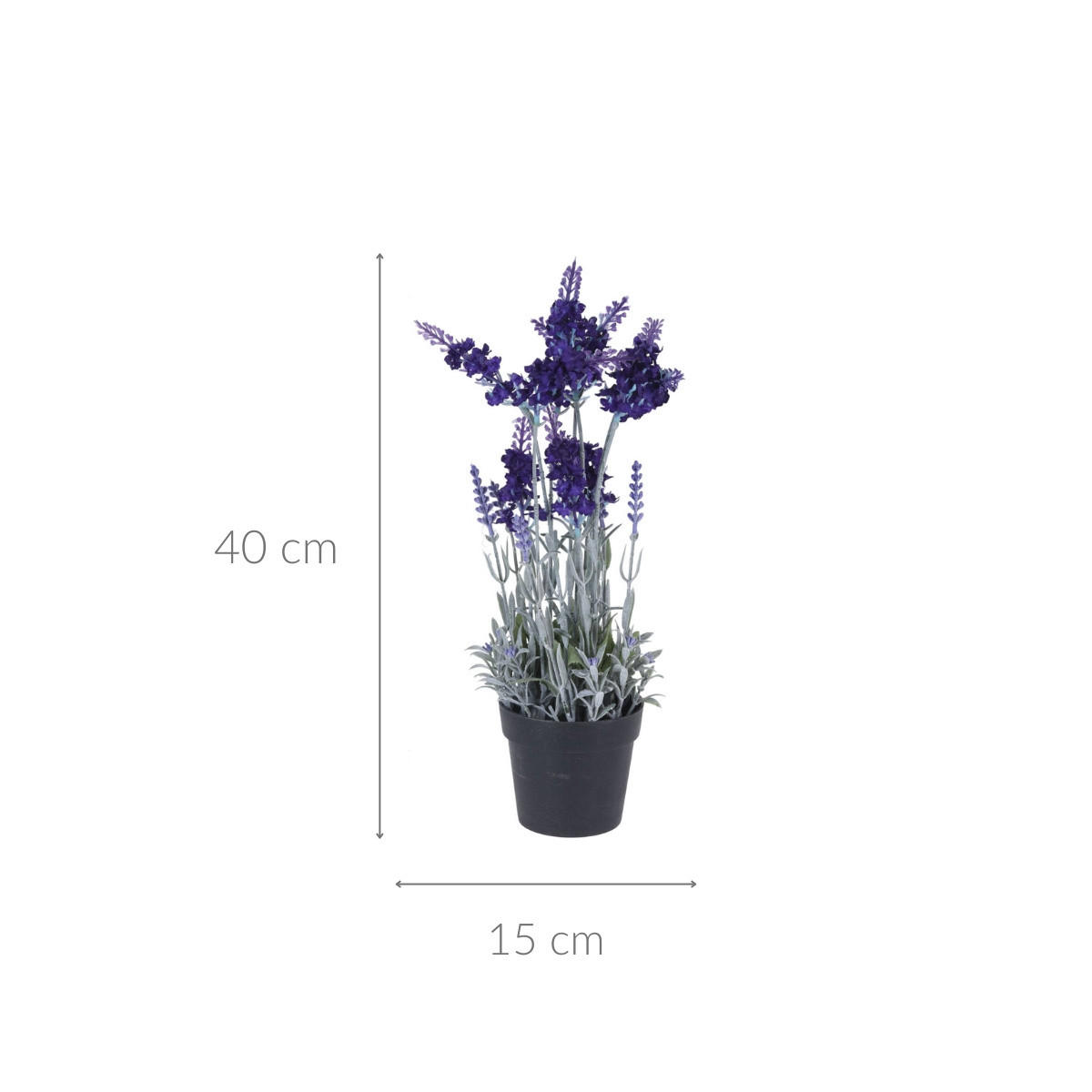 KÜNSTLICHER LAVENDEL 40 CM - Lila, Kunststoff (40cm) - Home Styling Collection