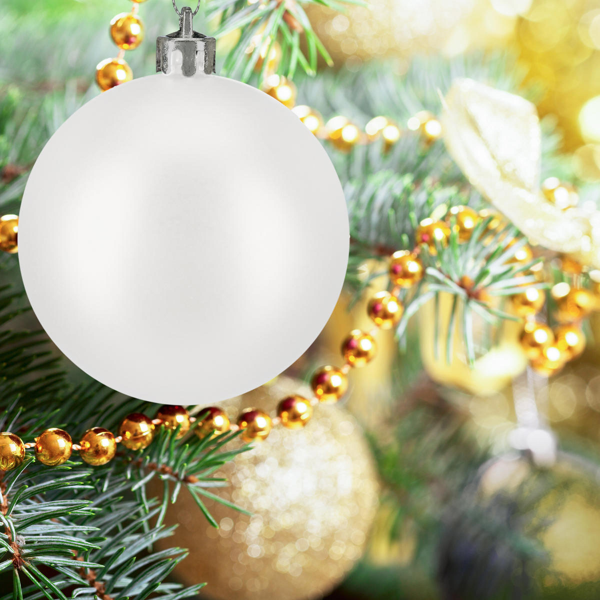 VIANOČNÉ gule - viacfarebná, plast (6/7/6cm) - Relaxdays