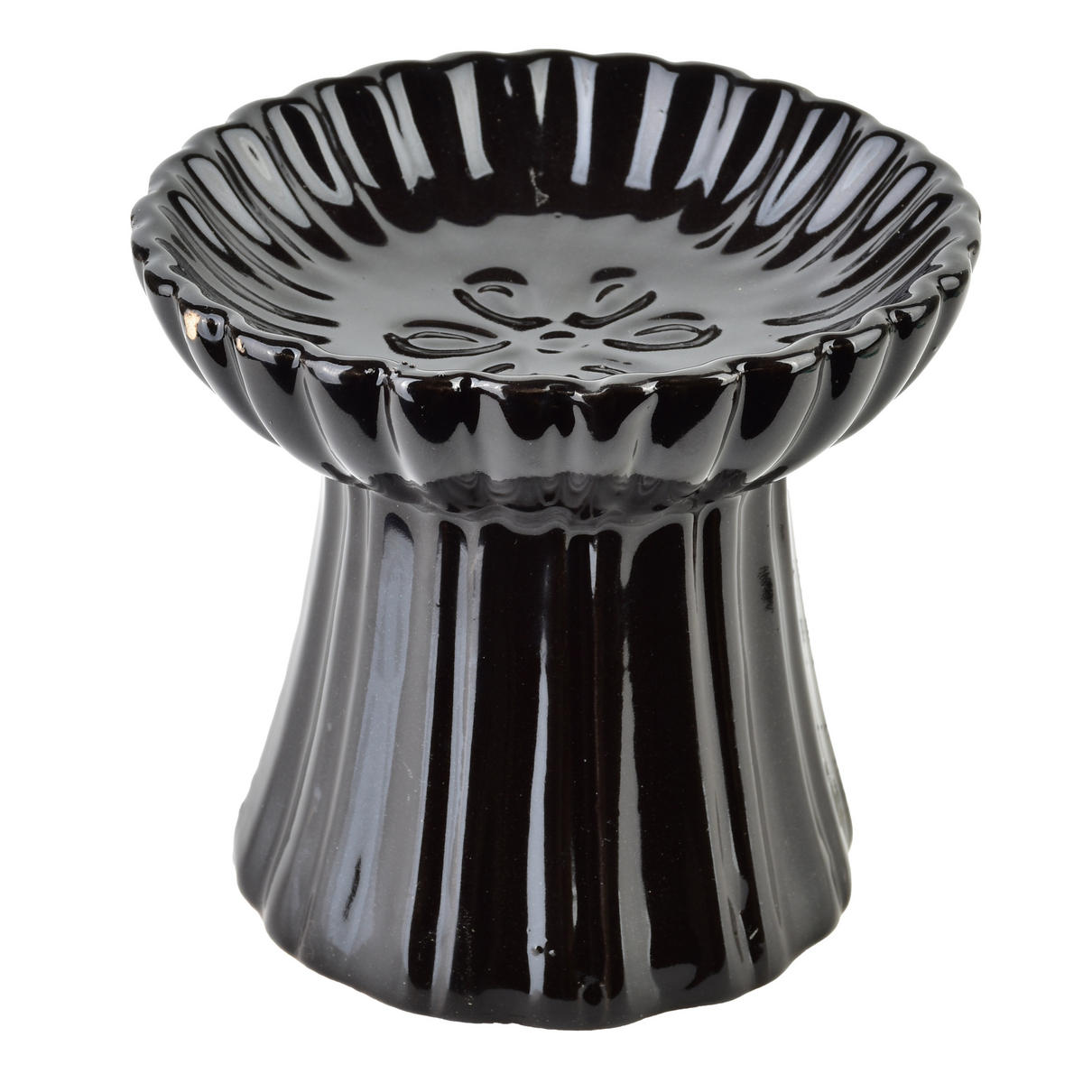 DUFTLAMPE Basic Schwarz 11/11.5/11.5 cm Keramik - Schwarz, Keramik (11.5cm) - Mondex