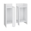 NACHTTISCH Lenar Weiß 27 x 60 cm 2er-Set - Weiß, Holzwerkstoff (27/60/25cm) - Vicco