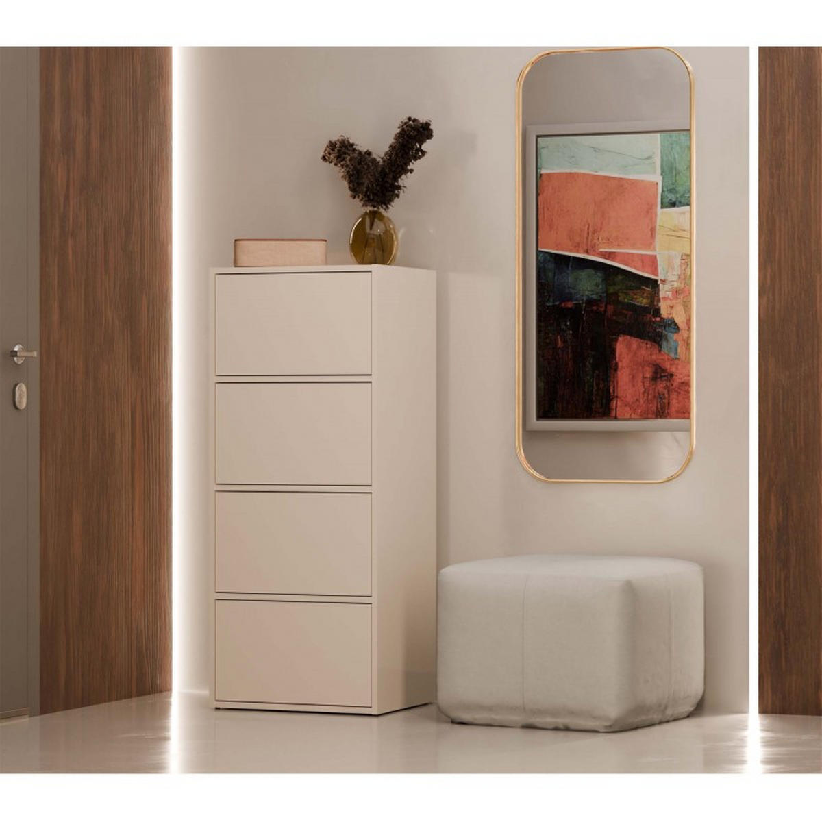 KOMMODE Kaschmir 50/119/40 - Kaschmir, Holzwerkstoff (50/119/40cm) - RAUMHIRSCH FURNITURE