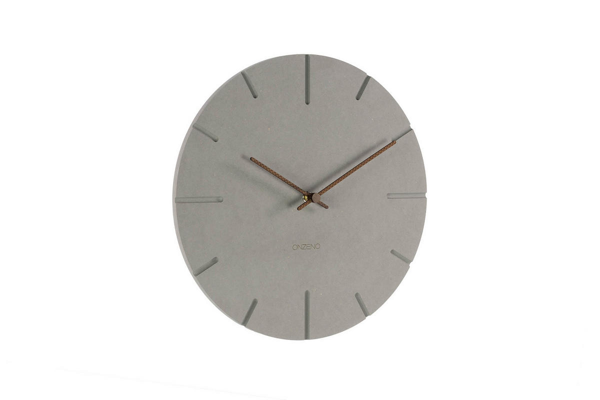 WANDUHR Design Grau 29/29 cm - Grau, Holzwerkstoff (0.6/29/1cm) - ONZENO