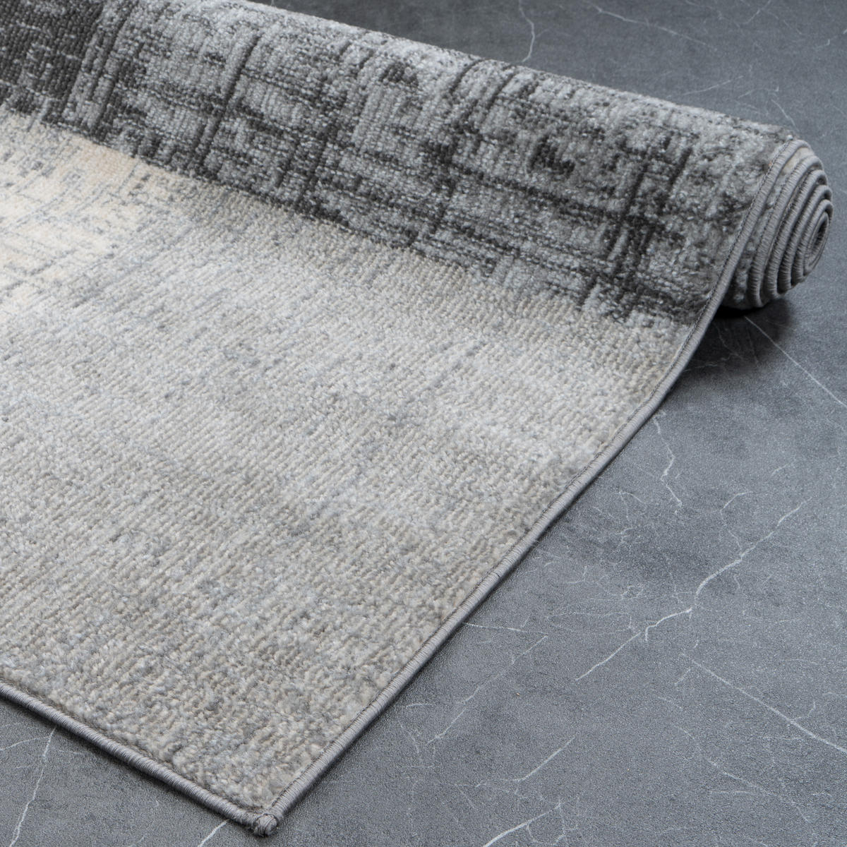 VINTAGE-TEPPICH MILANO 160/230 cm Beige - Blaugrau, Naturmaterialien/Textil (160/230cm) - Consilio Concept