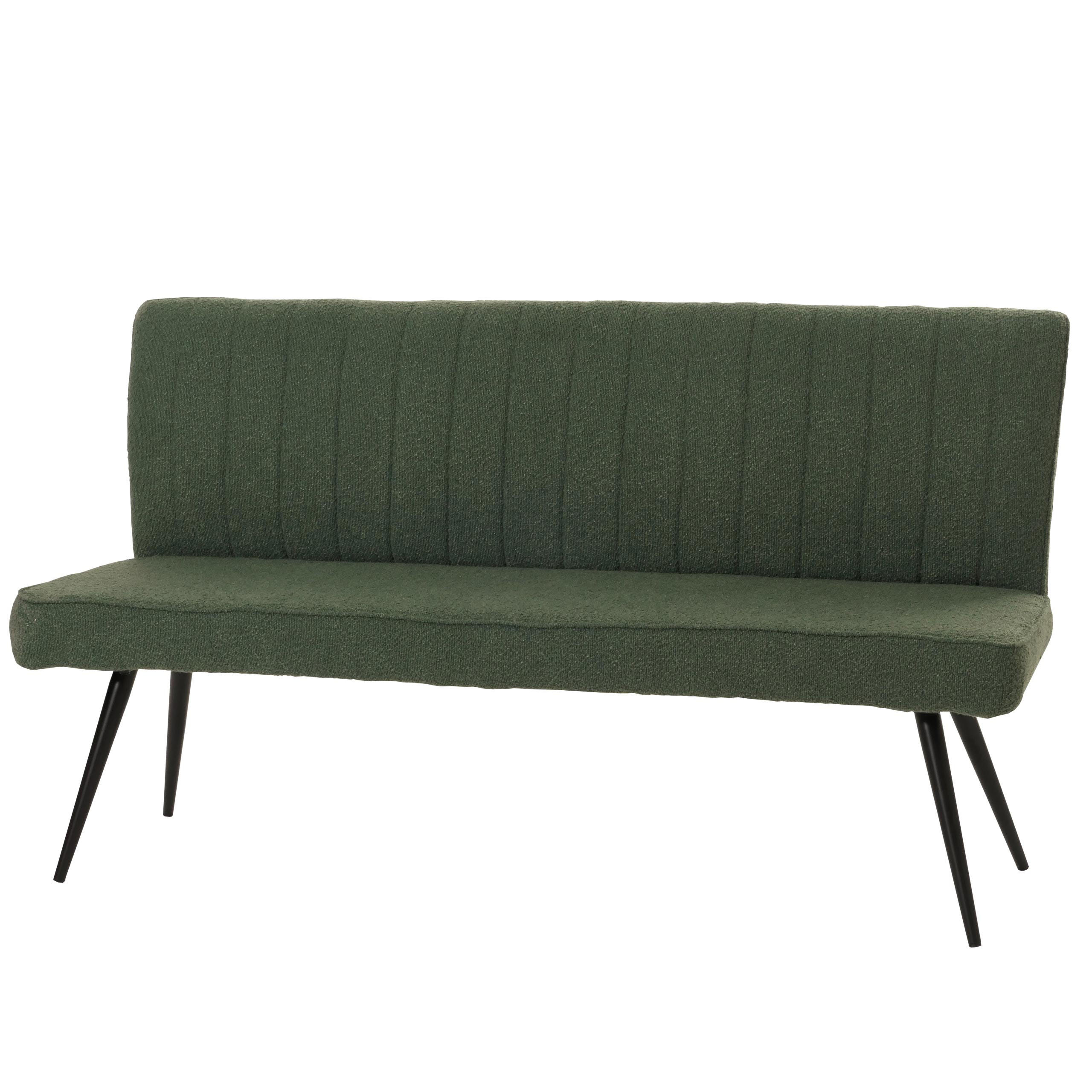 SITZBANK Grün - Dunkelgrau/Grün, Textil (160/90/60cm) - MCW