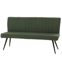 SITZBANK Grün - Dunkelgrau/Grün, Textil (160/90/60cm) - MCW