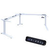ECK TISCHGESTELL HÖHENVERSTELLBAR Lift L7 weiss - Weiß, Metall (68/180/118cm)