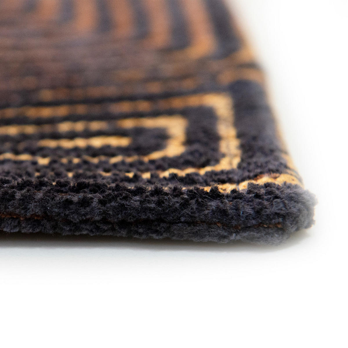 TEPPICH Black Gold Meditation 200/280 cm - Braun, Textil (200/280cm) - Louis De Poortere