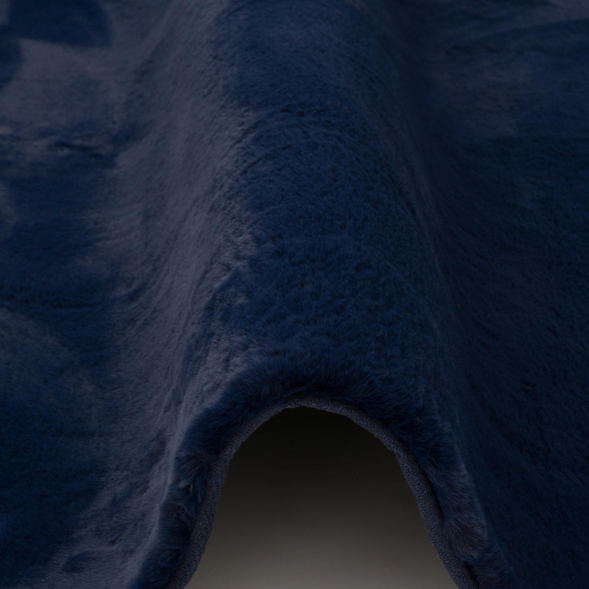 FELLTEPPICH LUXUS SUPER SOFT PLUSH - Dunkelblau, Textil (70/140cm) - Pergamon