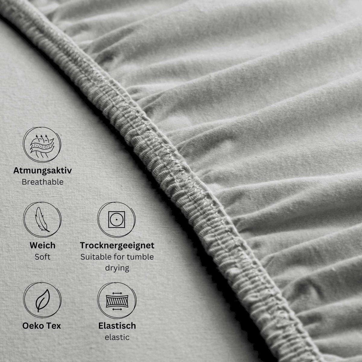 NAPÍNACIE prestieradlo FLAT - biela, textil (140/200cm) - Schöner Wohnen