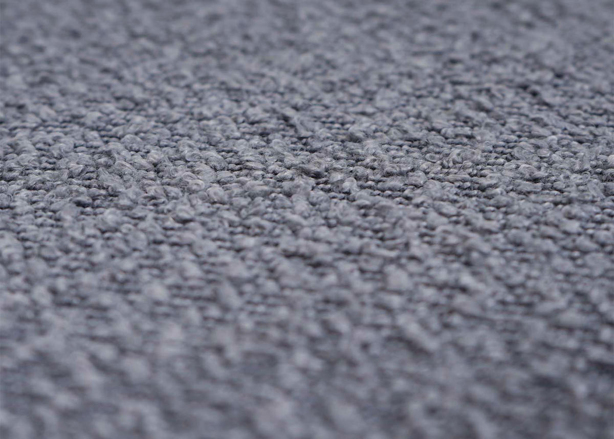 HOCKER Grau - Grau, Textil (37/57/37cm) - MCW