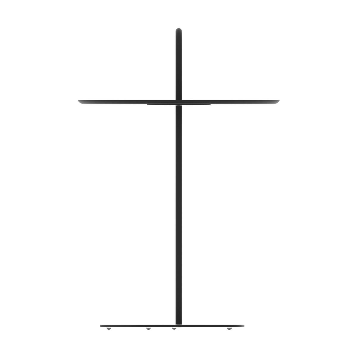 BALKONTISCH Calimera - Schwarz, Metall (38/38/56.5cm) - casa.pro