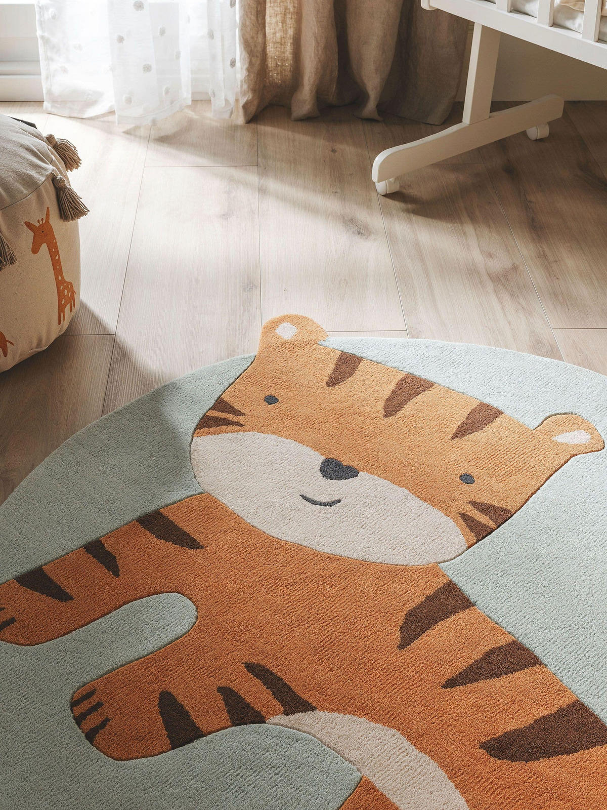 KINDERTEPPICH Savannah Multicolor 115x120 cm - Multicolor, Textil (115/120cm) - Lytte