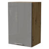 KÜCHENHÄNGESCHRANK Essen W2/45 Grau Hochglanz / Eiche Artisan Matt 45 / 32,5 / 72cm - Eiche Artisan/Grau, Holz/Holzwerkstoff (45/72/32.5cm) - Feldmann-Wohnen