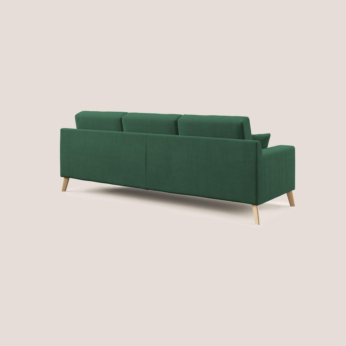 ECKSOFA Danish - Grün, Textil (237/91cm) - Divani.store