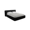 POLSTERBETT mit Bettkasten und Lattenrost 200x225 Schwarz - Schwarz, Kunststoff/Textil (160/200cm) - Makamii