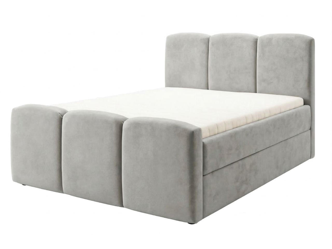 Graingold Boxbett Grau 160x200 cm