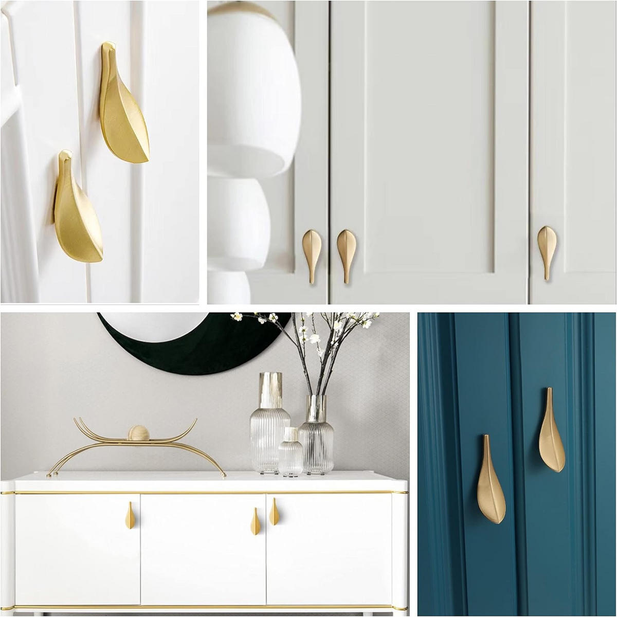 MÖBELGRIFF Gold 4er-Set - Goldfarben, Metall (3/2.7/8.8cm)