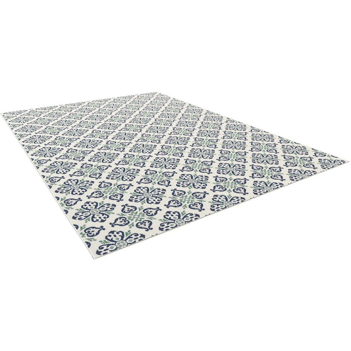 TEPPICH für Innen und Außen fleckenbeständig blau - Blau, Textil (120/170cm) - AFK Living