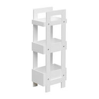 BADEZIMMERREGAL Weiß 20/28/74 cm - Weiß, Holzwerkstoff (20/74/28cm) - Mobili Rebecca