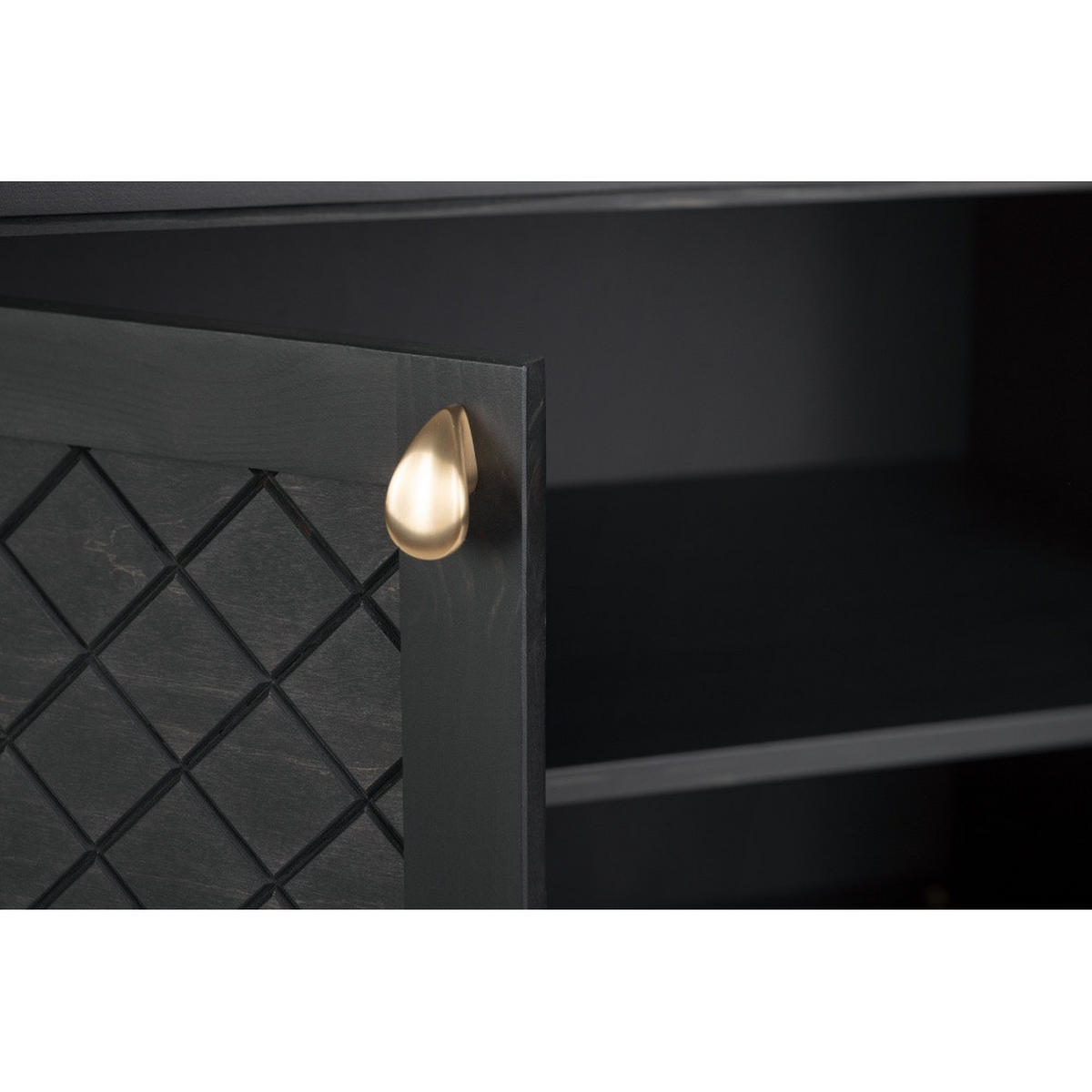 SIDEBOARD - Schwarz, Holz (90/90/50cm) - MSL wooden furniture