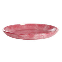 DEKOSCHALE BELAWAN Ø44x4 cm, Kunststoff, Pink - Pink, Kunststoff (44/4cm) - Light & Living