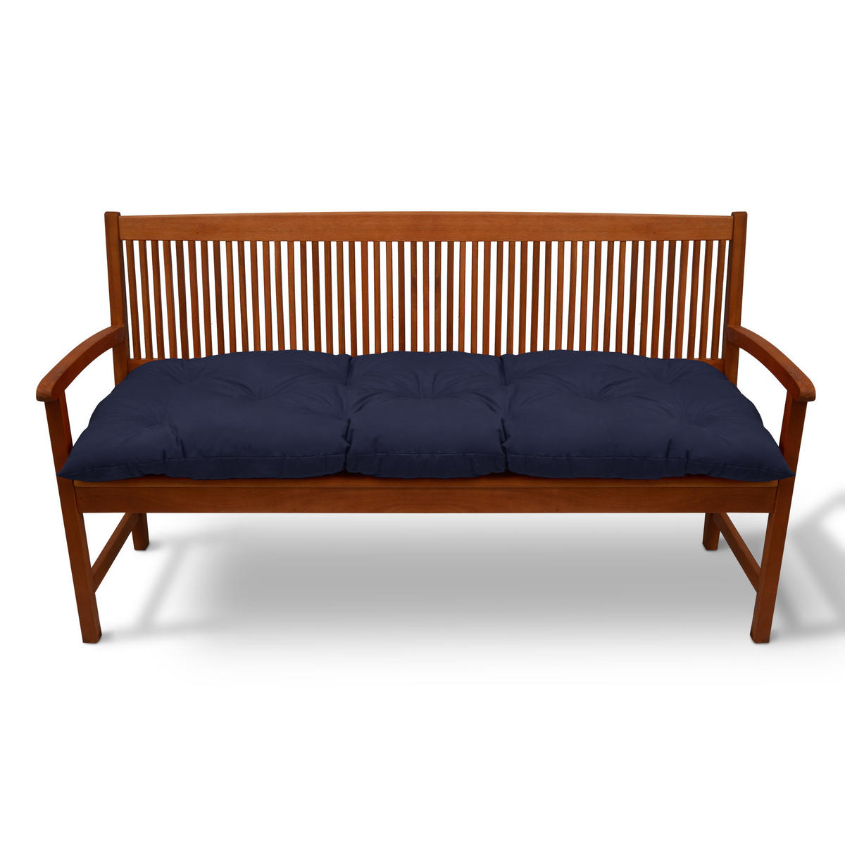 BANKPOLSTER Flair BK 100/50/8cm Dunkelblau - Dunkelblau, Textil (50/10/100cm) - Beautissu 
