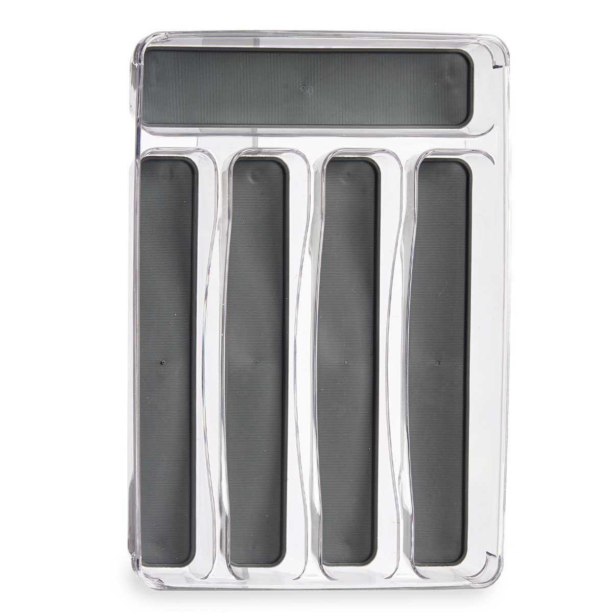 BESTECKSCHUBLADEN-ORGANIZER rutschfester Boden 32,7/23,3/4,5 cm - Transparent, Kunststoff (23.3/4.5/32.7cm) - Kinvara