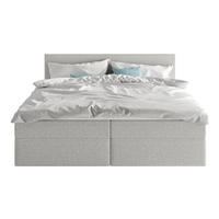 BOXSPRINGBETT ROTELLO 180x200 cm, Grau - Grau, Textil (180/200cm) - Fedve