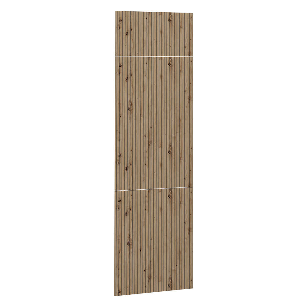 Vicco KUCHYŇSKÁ DVÍŘKA R-Line Řemeslný dub 59.6 x 196 cm nábytková čela pro skříň k vestavné lednici