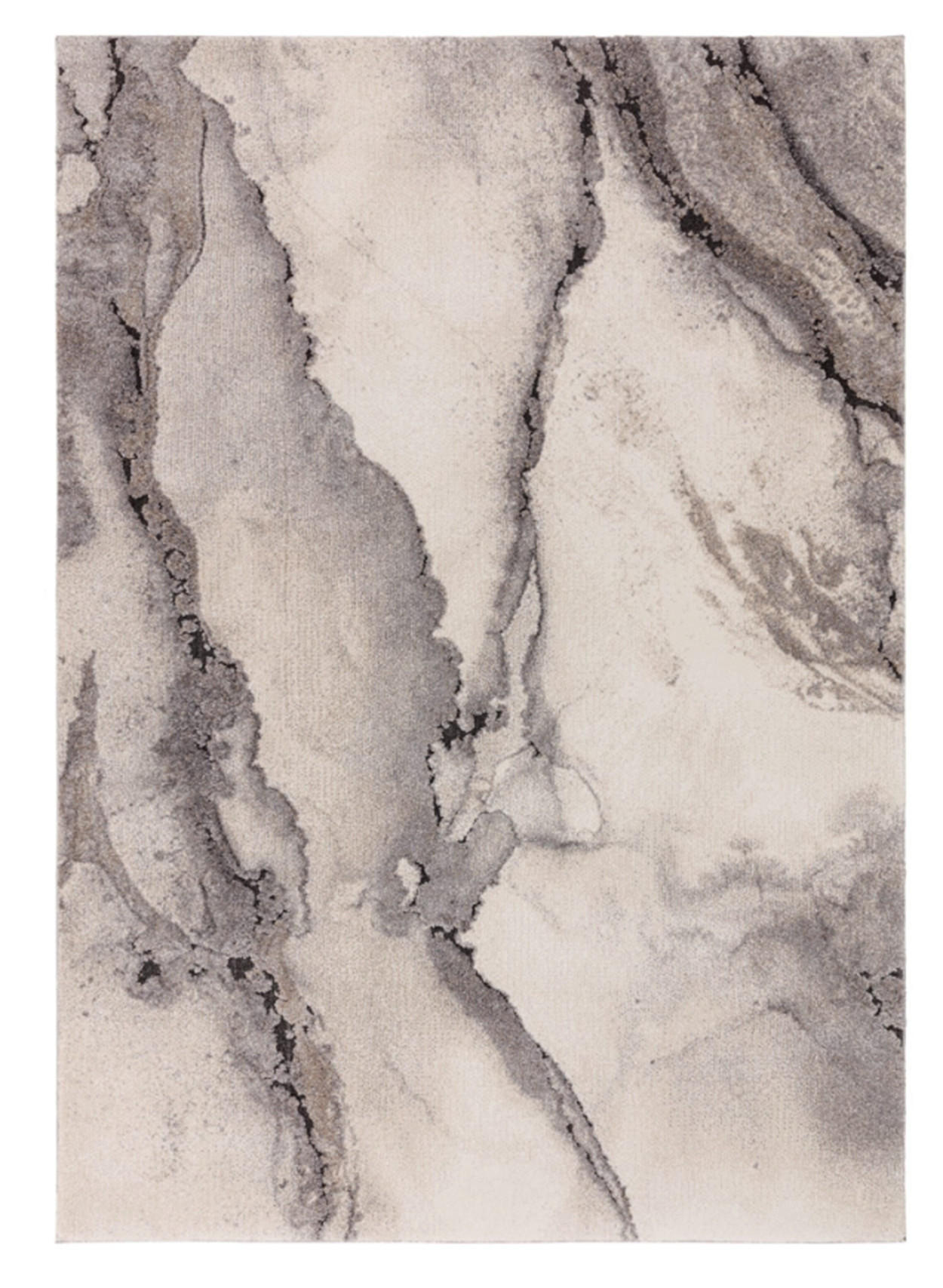 TEPPICH Flachgewebe HAVEN Grau 120 x 170 cm - Grau, Textil (120/170cm) - Novatrend