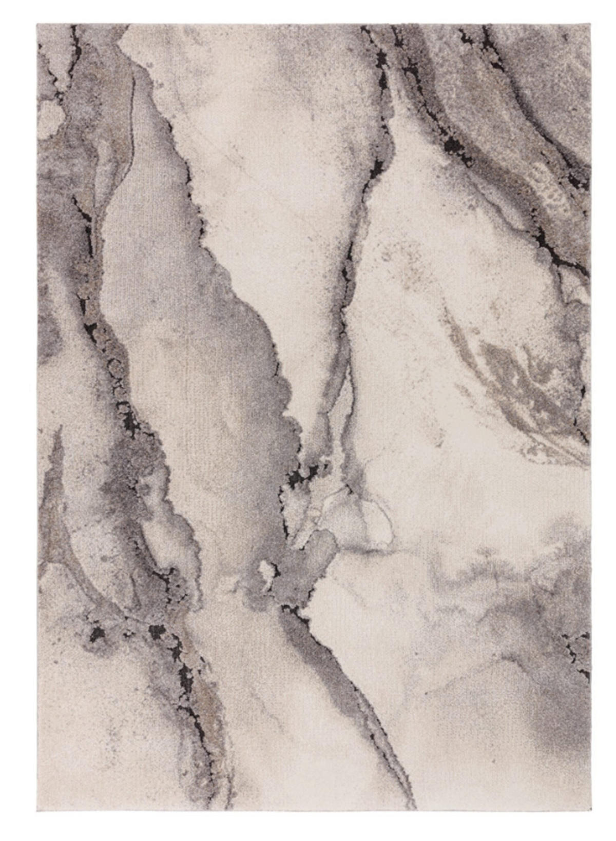 TEPPICH Flachgewebe HAVEN Grau 120 x 170 cm - Grau, Textil (120/170cm) - Novatrend