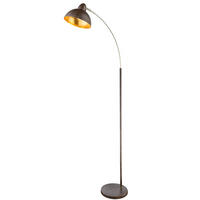 LED STEHLEUCHTE Anita Braun Rostoptik - Braun, Metall (51/25/155cm) - Globo Lighting