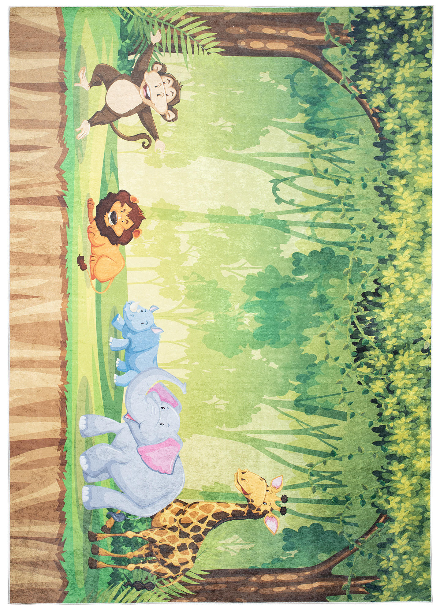 TEPPICH EMMA Hellgrün 160/230 cm - Hellgrün, Kunststoff (160/230cm) - Tapiso