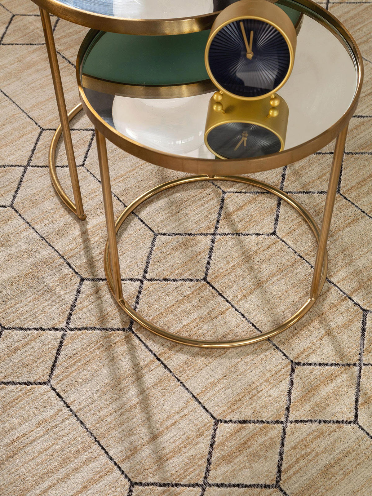 TEPPICH Daisy Cream 140x200 cm - Creme, Textil (140/200cm) - benuta