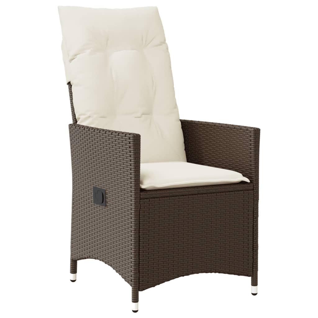 vidaXL Gartensessel Creme 59x110x56 cm