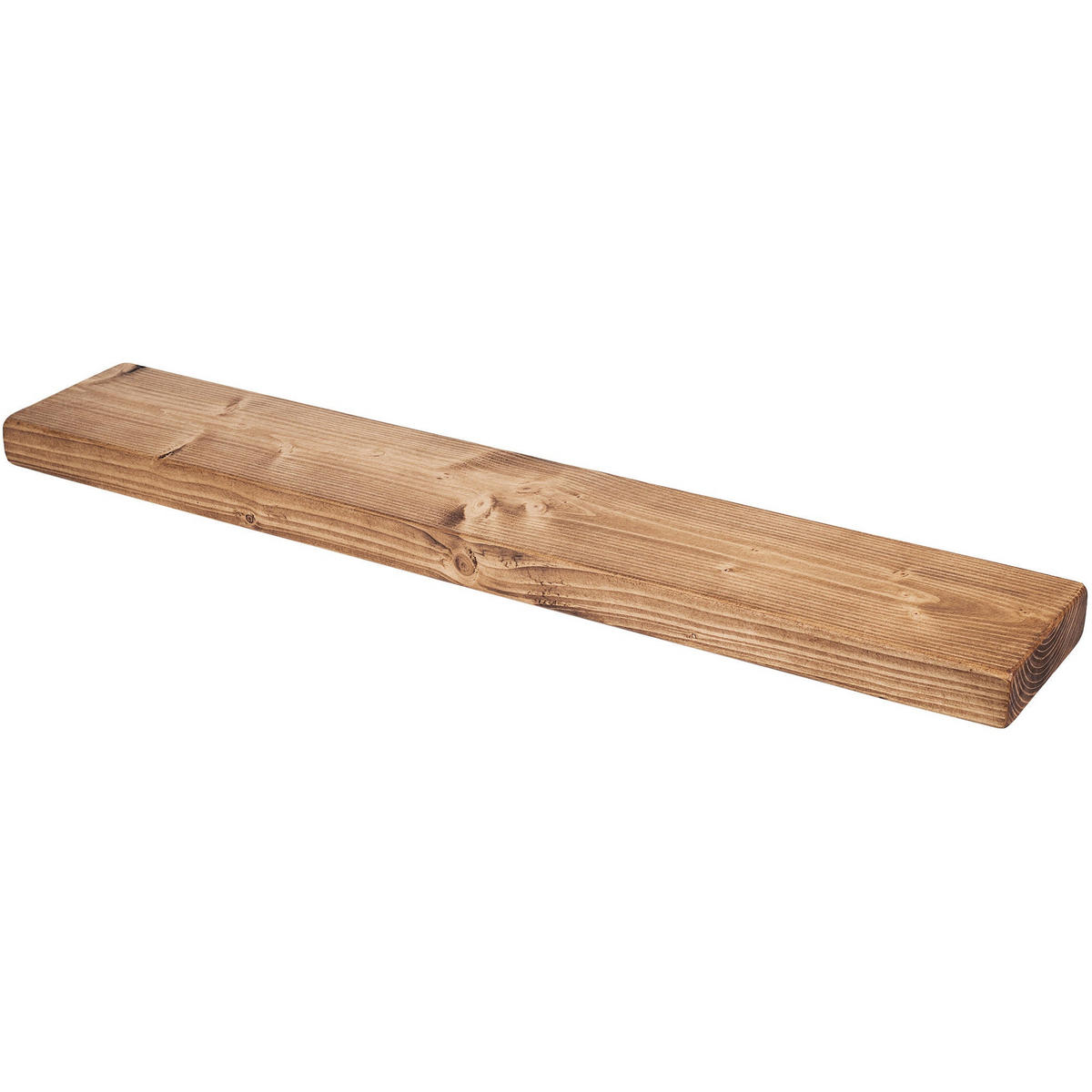 WANDREGAL rustikales 15/3,8/70 cm hell - Hellbraun, Holz (70/3.8/15cm)