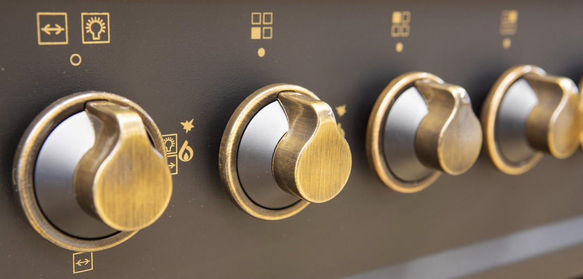 ELEKTRO-STANDHERD E 913 DF RU BL 90 cm Schwarz - Schwarz, Metall (90/94/61.5cm) - Gurari