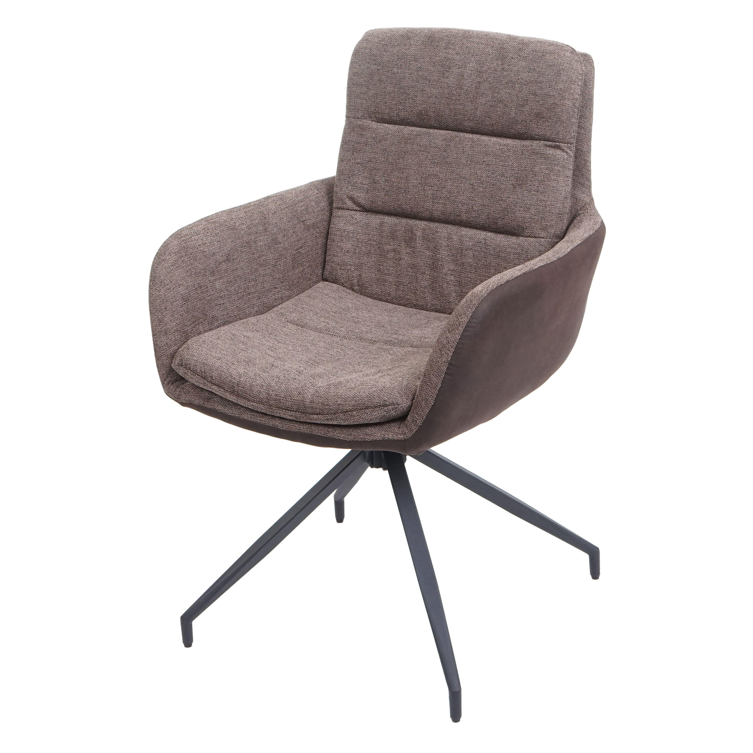 ESSZIMMERSTUHL Braun, Dunkelbraun - Dunkelbraun/Braun, Textil (60/89/54cm) - MCW