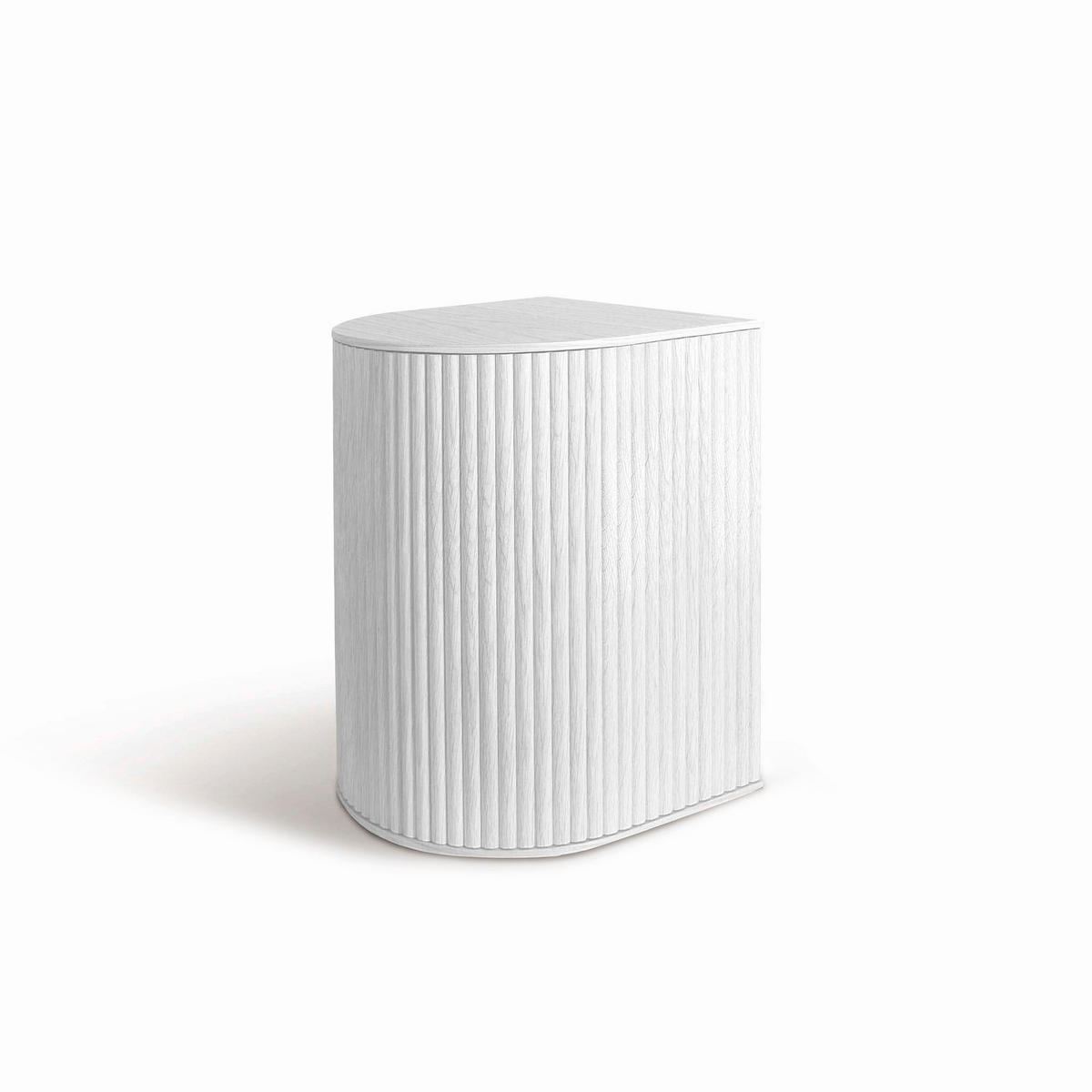 HOCKER Duna mit Stauraum - Weiß, Holz (35/45/32.8cm) - Woodendot