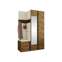 MOBILIER PENTRU HOL Orion XXVI - bej/stejar Artisan, material plastic/compozit lemnos (116/186/46cm) - MIRJAN24