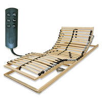 LATTENROST ERGO KF MIT MOTOR 80 x 200 cm Kopf-Fußteil verstellbar, Selbstmontage - Naturfarben, Holz (80/200cm) - Coemo