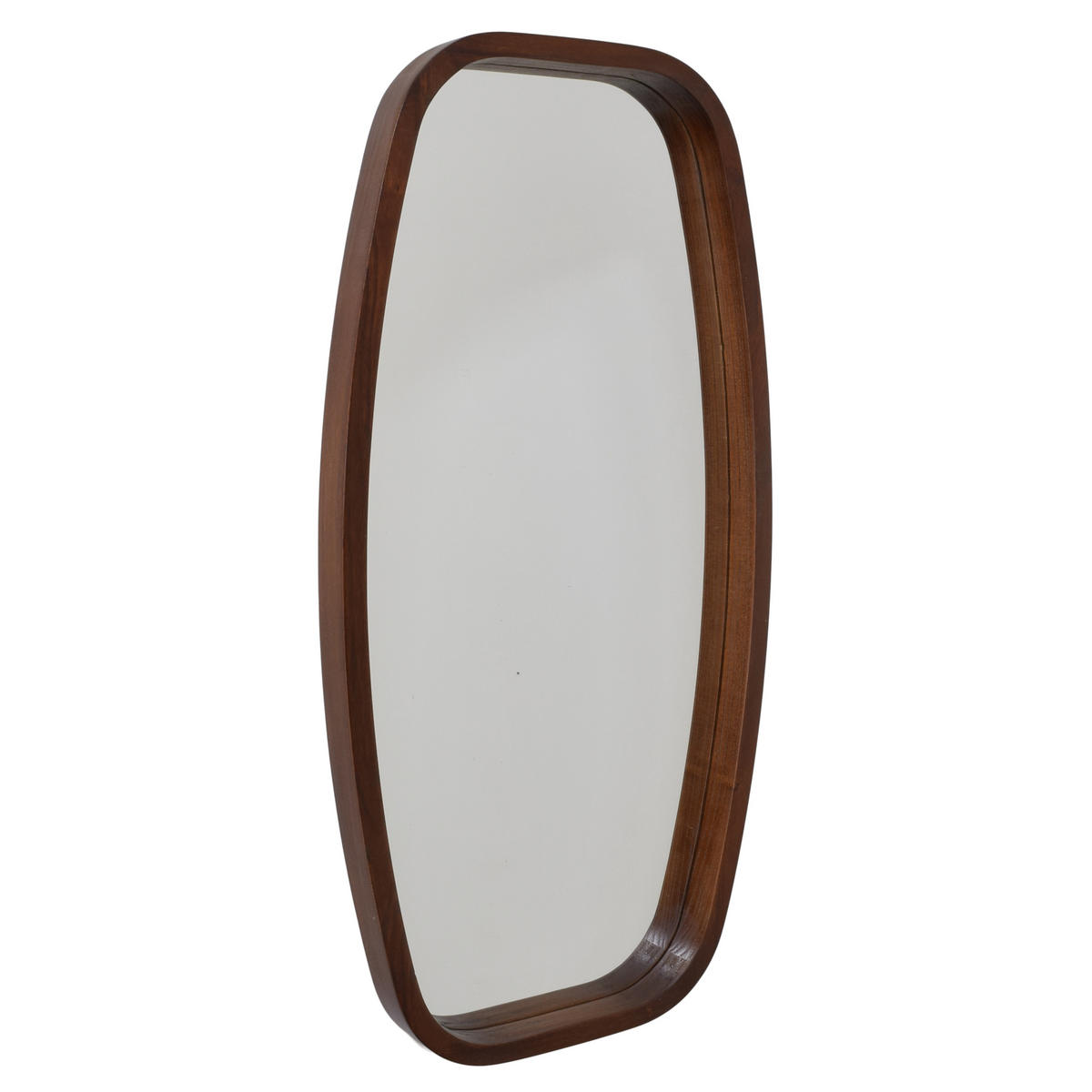 WANDSPIEGEL Eva - Haselnussfarben, Metall (40/80/3cm)