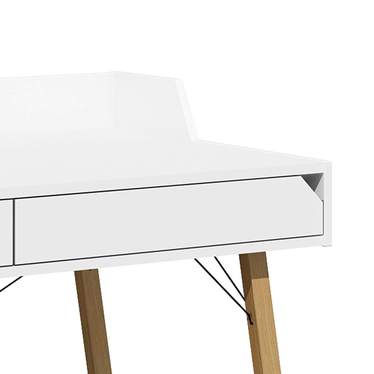 SCHREIBTISCH Weiß - Weiß, Holzwerkstoff (60/120/86cm) - Petits-meubles