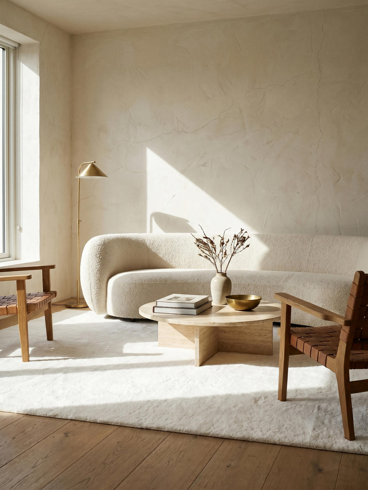 KURZFLORTEPPICH Antirutsch Uni RUTOR Polyester Creme 160 x 220 cm - Beige, Textil (160/220cm) - KADIMA DESIGN