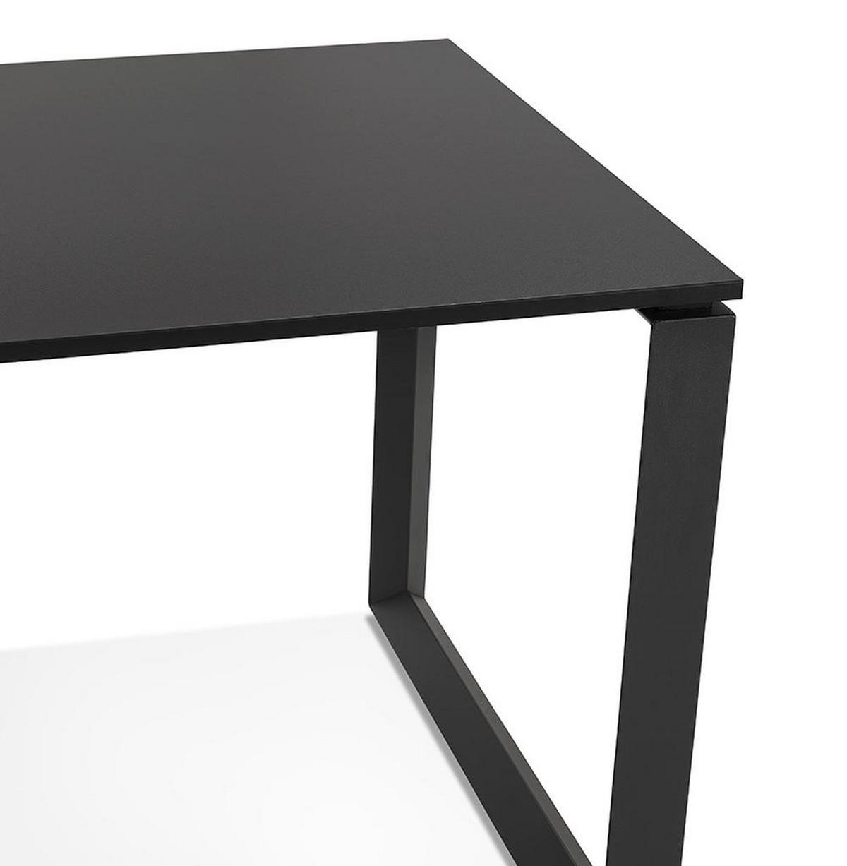 ECKSCHREIBTISCH L-Form Platzsparend Für Großraumbüro XERAL, Schwarz 170x160x74,8 cm - Schwarz, Holzwerkstoff/Metall (160/170/75cm) - KADIMA DESIGN