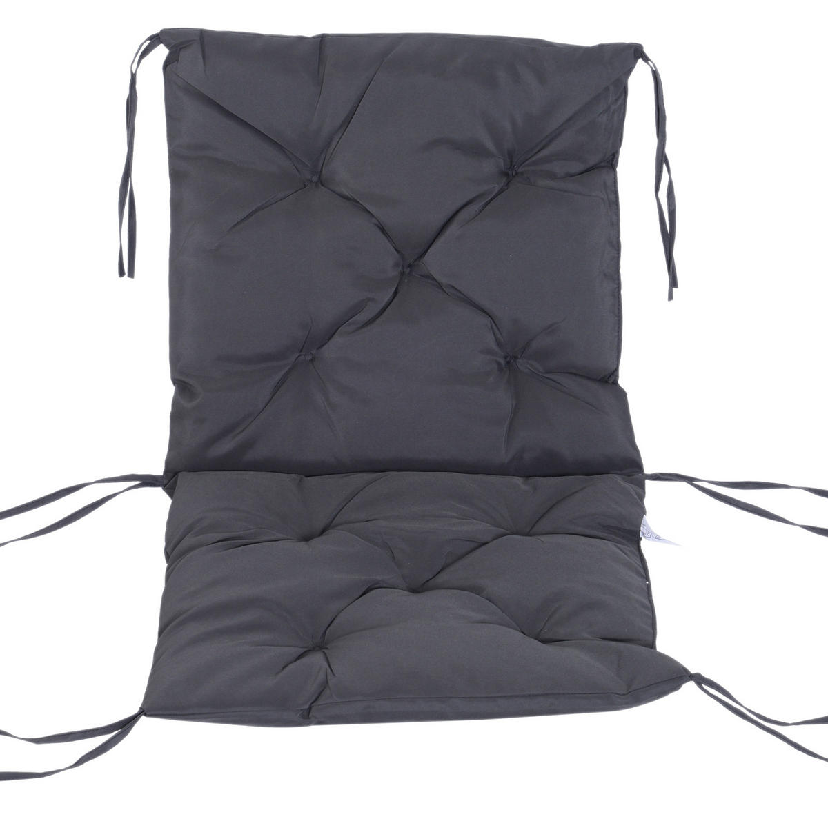 SITZKISSEN, Oxford, Schaumstoff, Grau - Grau, Kunststoff/Textil (50/8/98cm) - Outsunny